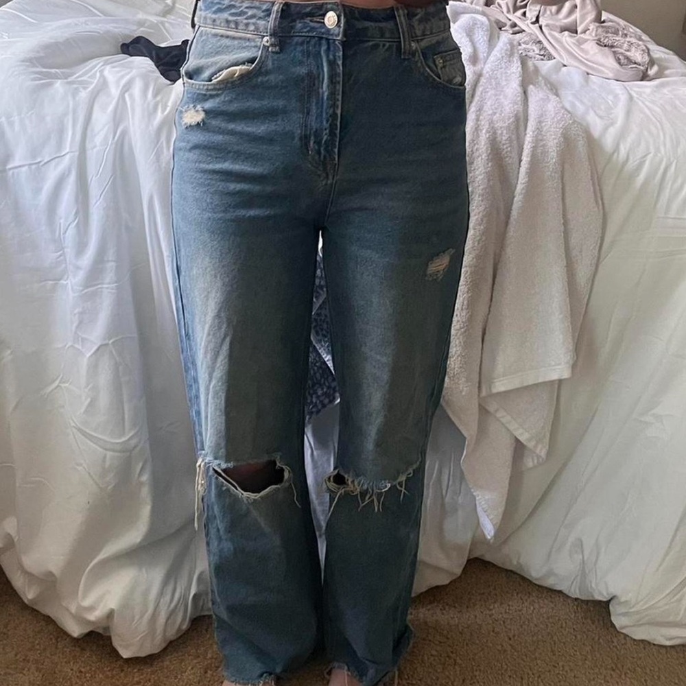 straight leg jeans